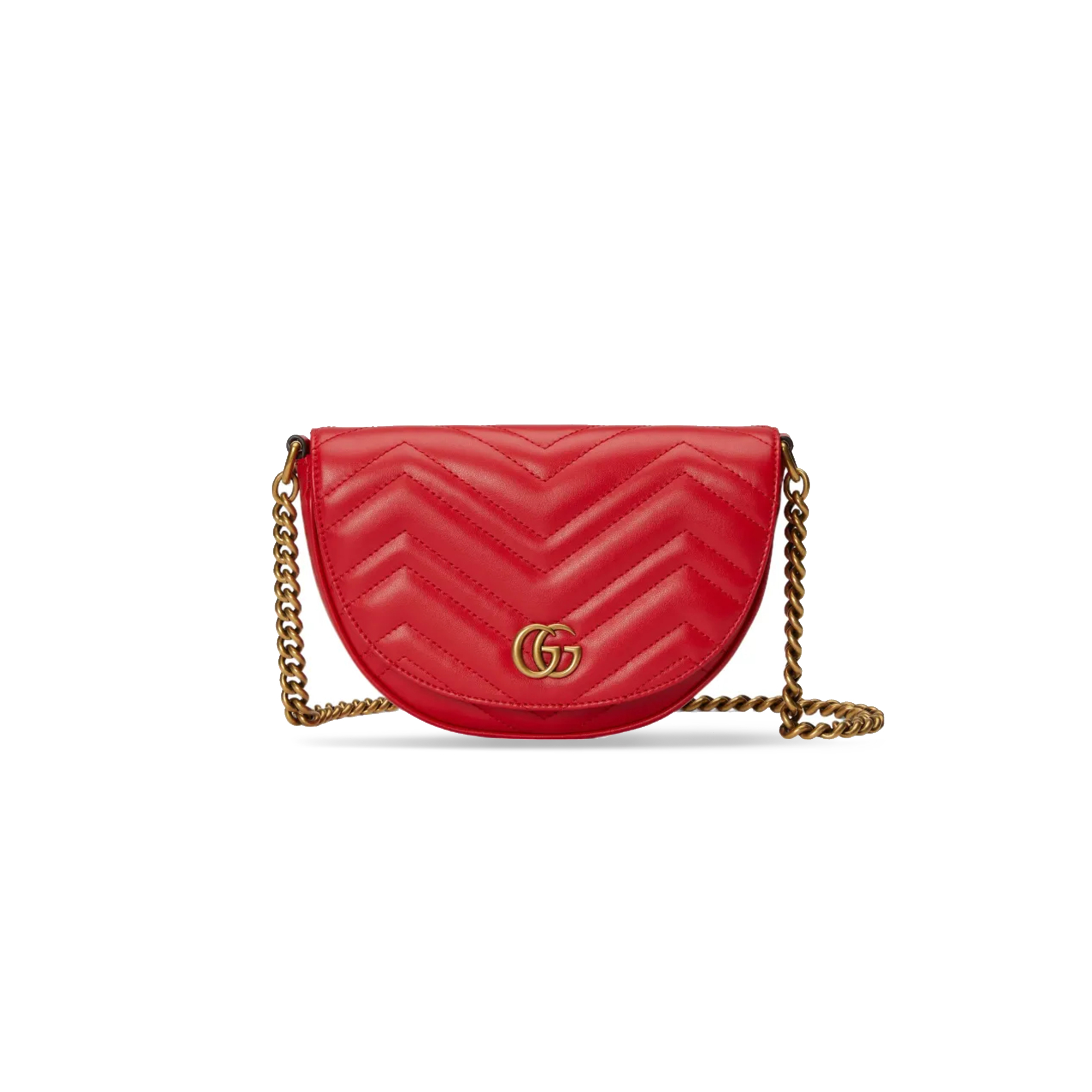 G*u*i gg marmont quilted chain mini bag 746431 (20*14.5*4cm)